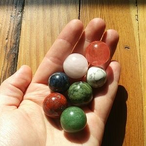 Mini Crystal Sphere Set
